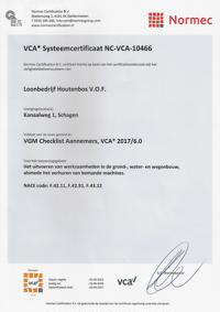 VCA Certificaat 