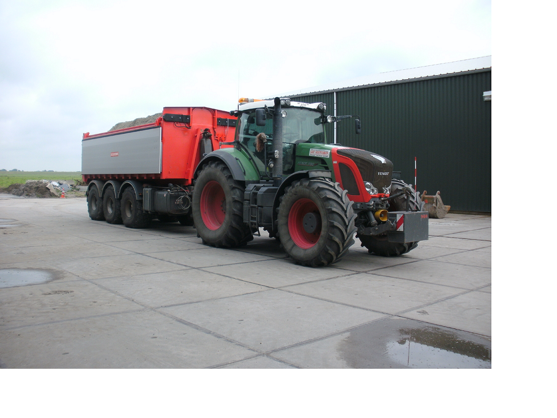 Kleppen op container.