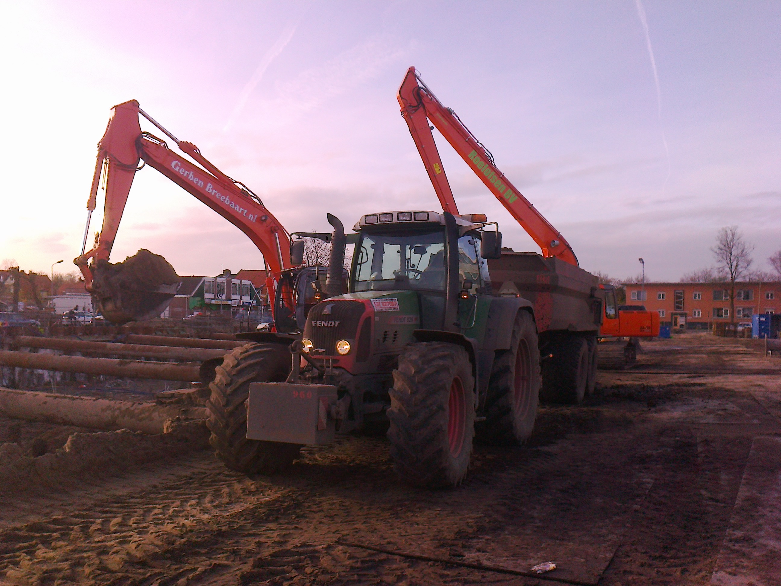 Grond afvoeren loopt gesmeerd.