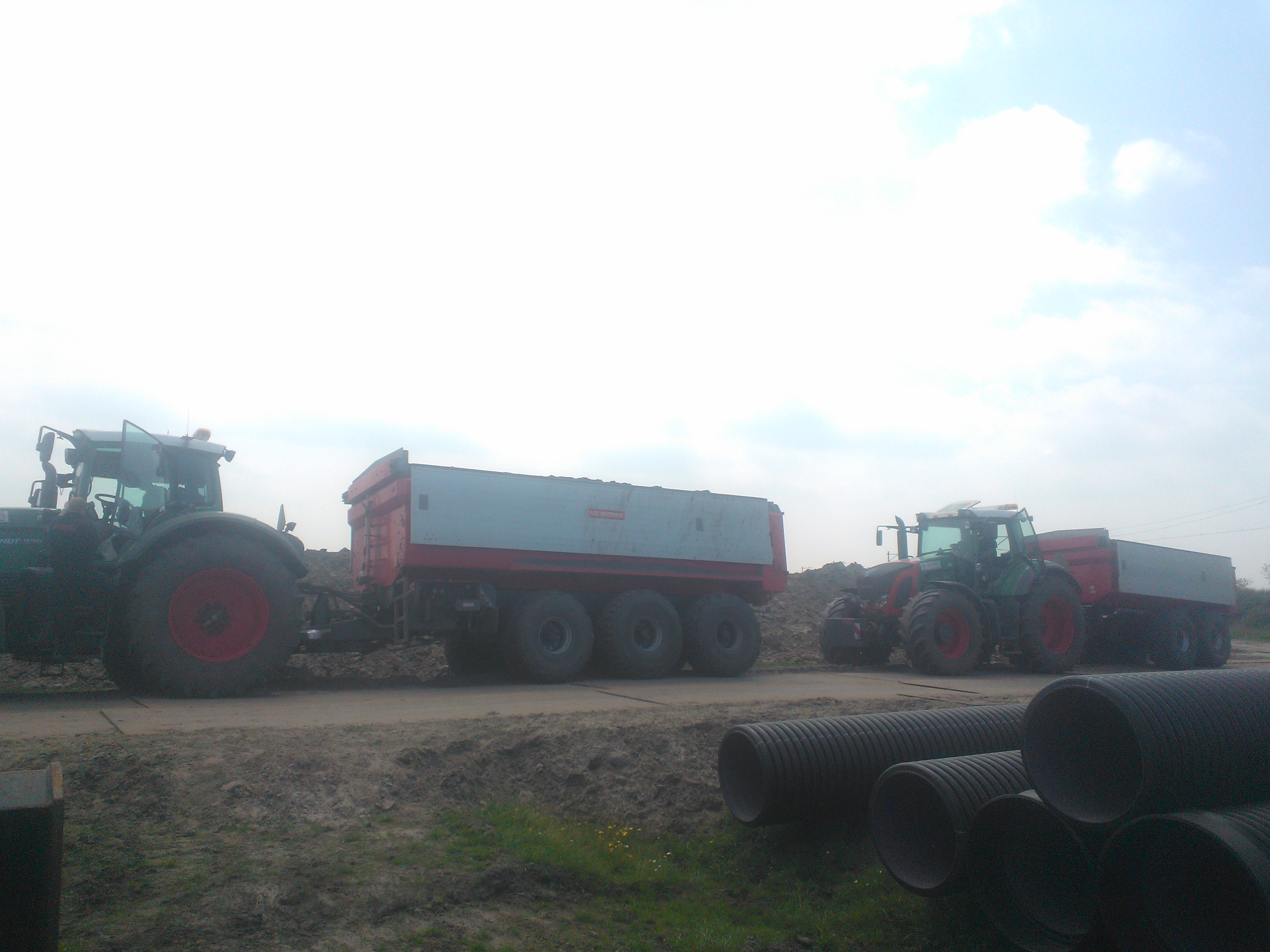 Grondtransport bij Markus