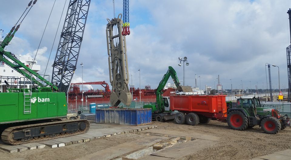 Zeesluis in aanbouw!