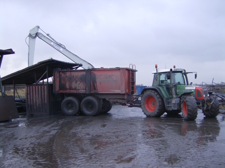 Baggerproject in friesland in volle gang