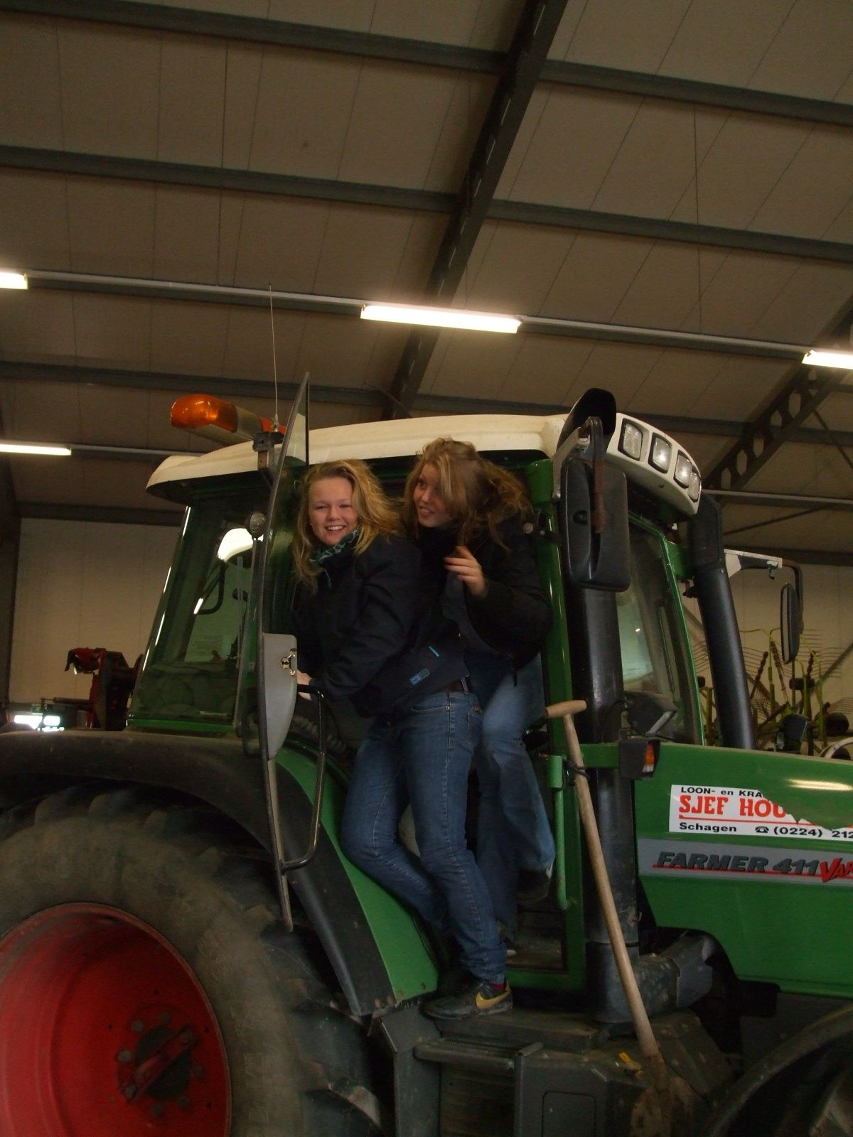 Rondleiding clusius leerlingen op bedrijf